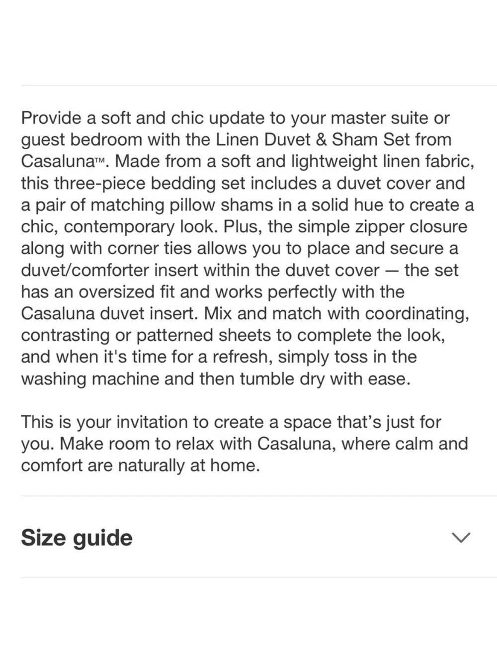 Casaluna King 100% Linen Duvet Cover & Sham Set